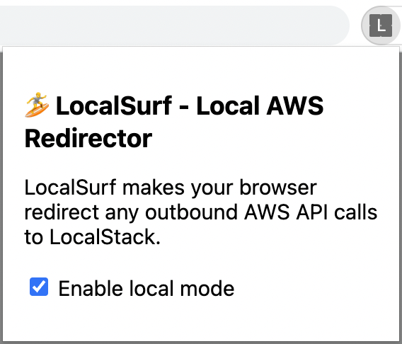 LocalSurf Extension